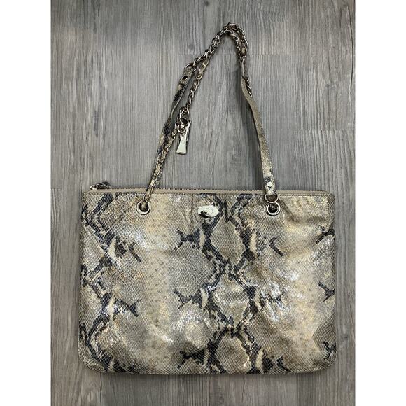 DKNY Snakeskin Shoulder Bag - Picture 1 of 13